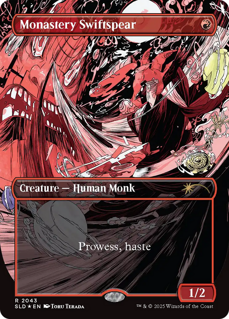 Monastery Swiftspear (2043) (Raised Foil) [Secret Lair Drop Series] | Card Citadel