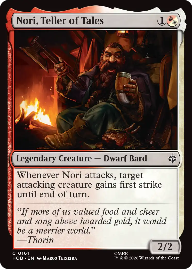 Nori, Teller of Tales [The Hobbit] | Card Citadel