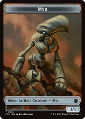 Thopter // Myr Double-Sided Token [Foundations Commander Tokens] | Card Citadel