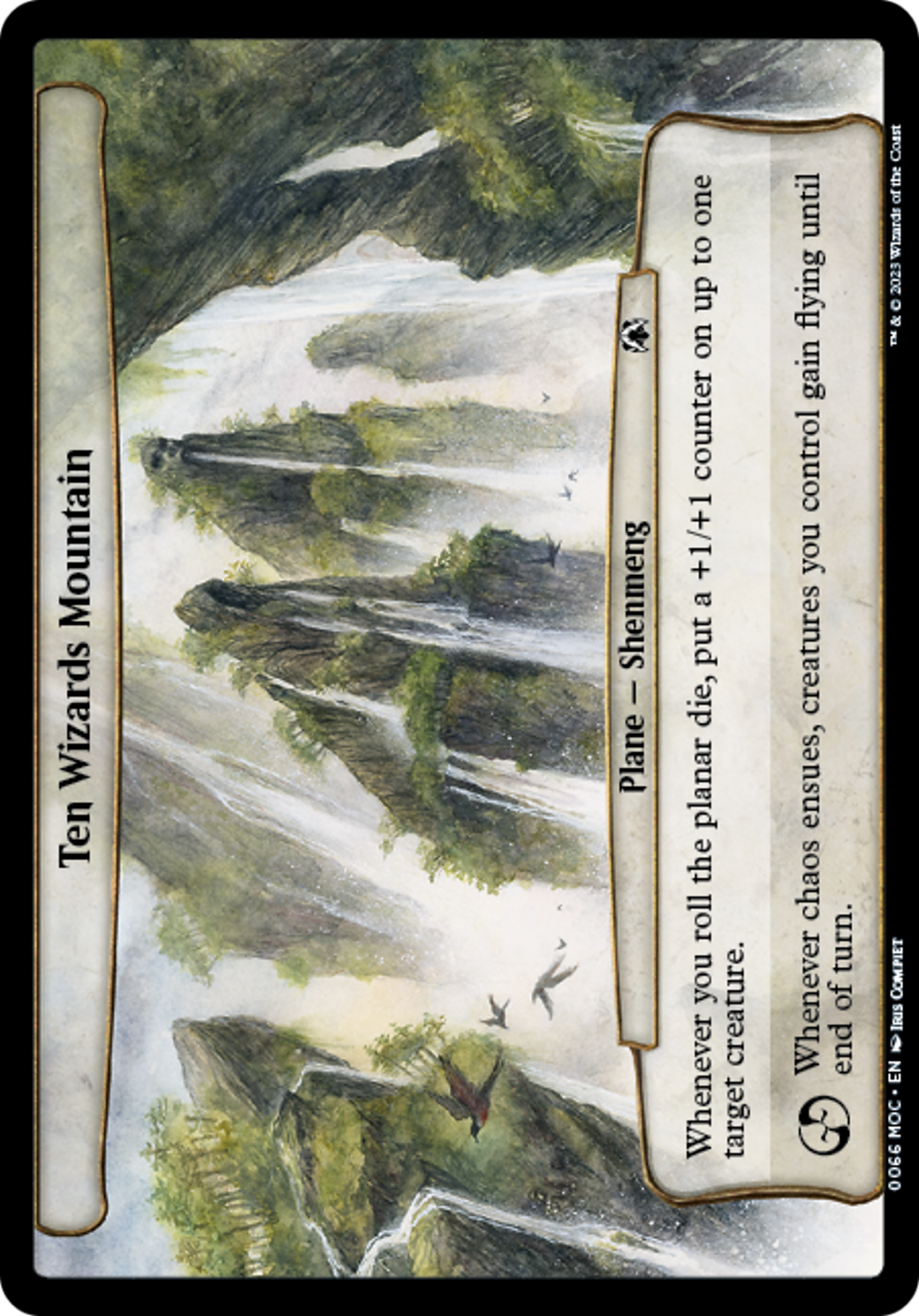 Ten Wizards Mountain [March of the Machine Commander] | Card Citadel