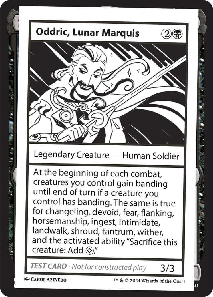 Oddric, Lunar Marquis [Mystery Booster 2 Playtest Cards] | Card Citadel