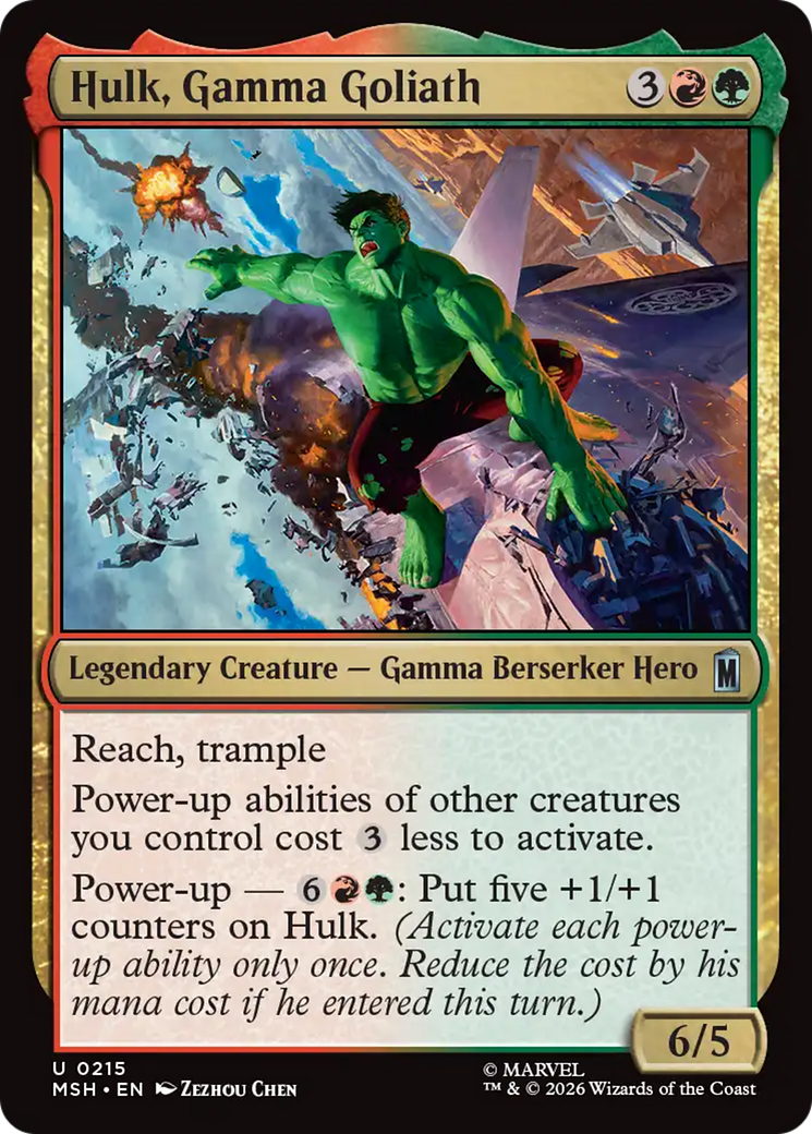 Hulk, Gamma Goliath [Marvel Super Heroes] | Card Citadel