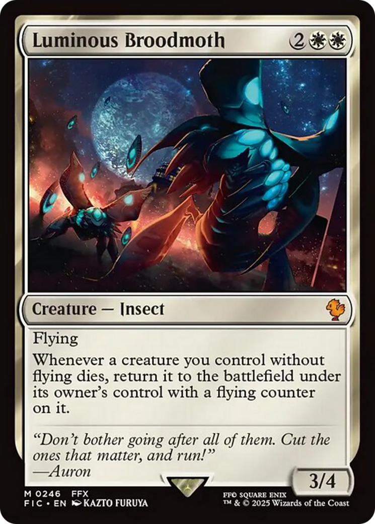Luminous Broodmoth [FINAL FANTASY Commander] | Card Citadel