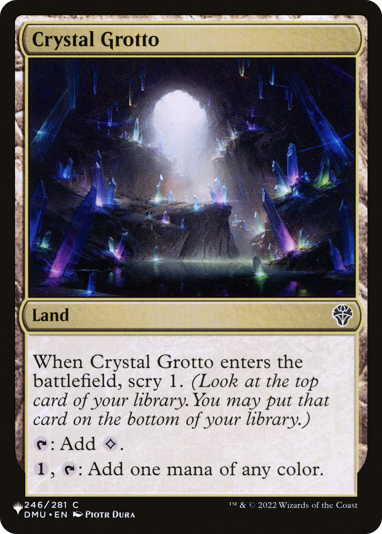 Crystal Grotto [The List Reprints] | Card Citadel