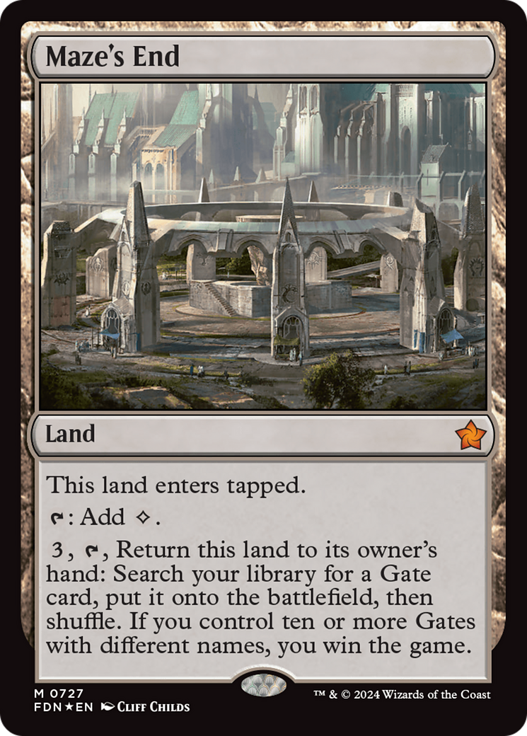 Maze's End [Foundations] | Card Citadel