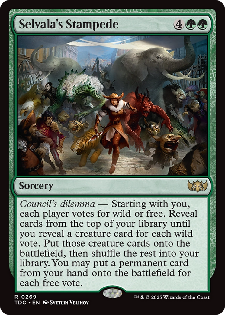 Selvala's Stampede [Tarkir: Dragonstorm Commander] | Card Citadel