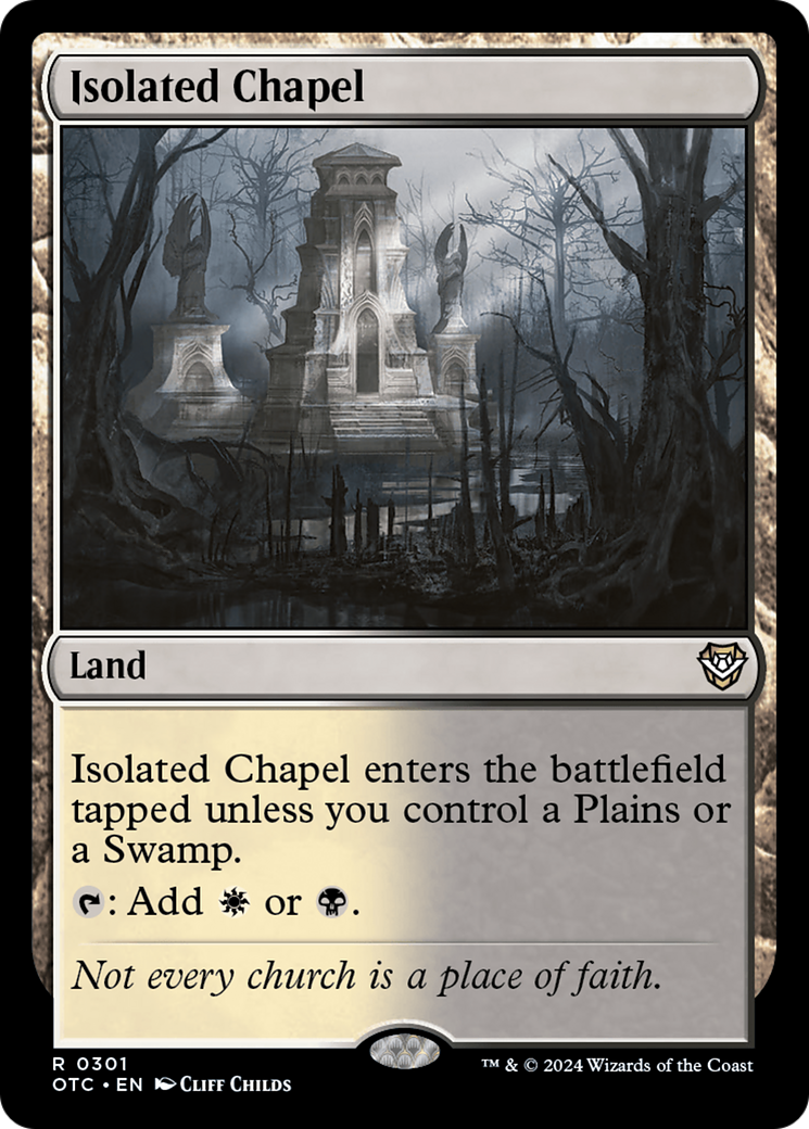 Isolated Chapel [Outlaws of Thunder Junction Commander] | Card Citadel