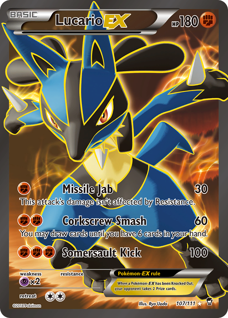 Lucario EX (107/111) [XY: Furious Fists] | Card Citadel