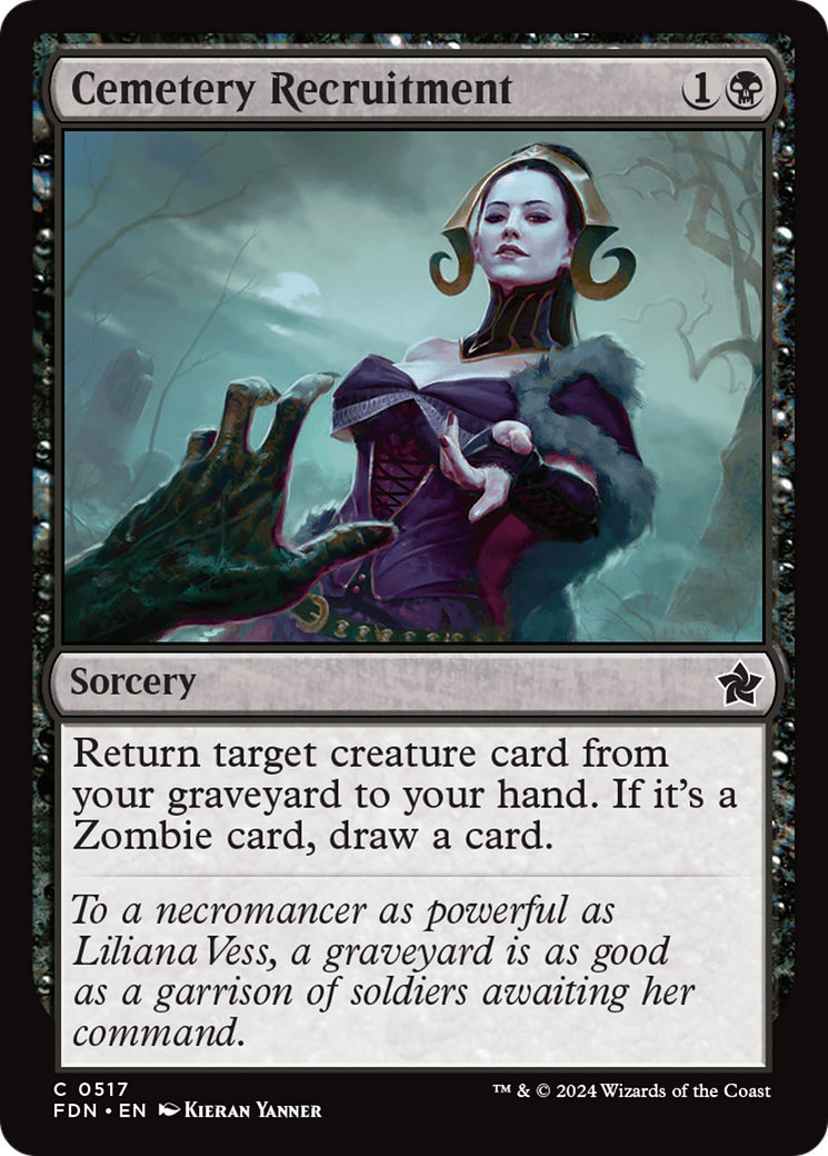 Cemetery Recruitment [Foundations] | Card Citadel