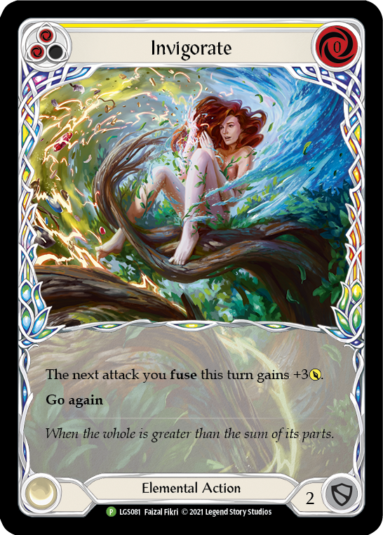 Invigorate (Yellow) [LGS081] (Promo)  Rainbow Foil | Card Citadel