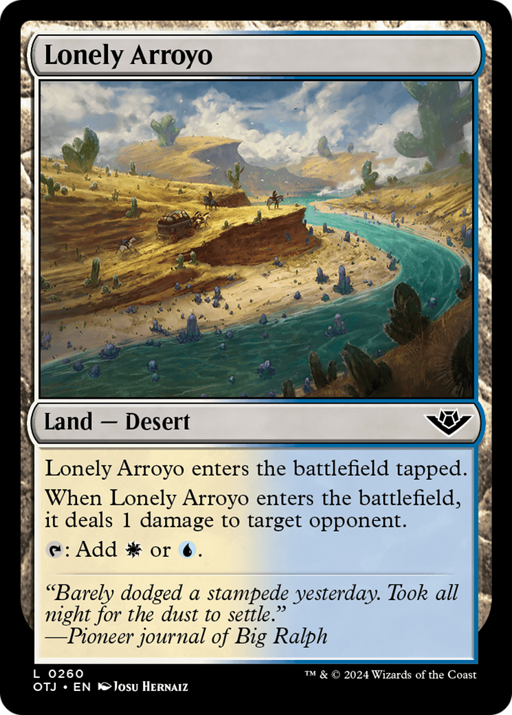 Lonely Arroyo [Outlaws of Thunder Junction] | Card Citadel