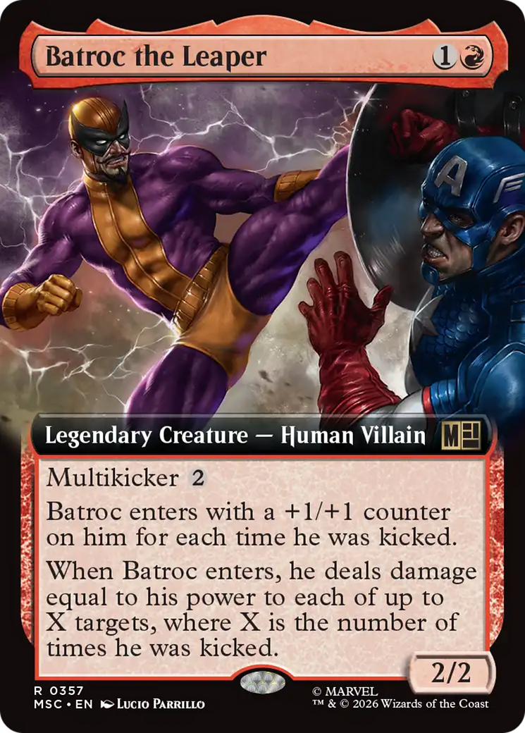 Batroc the Leaper (Extended Art) [Marvel Super Heroes Commander] | Card Citadel