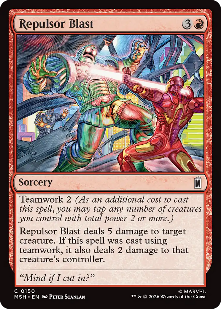 Repulsor Blast [Marvel Super Heroes] | Card Citadel