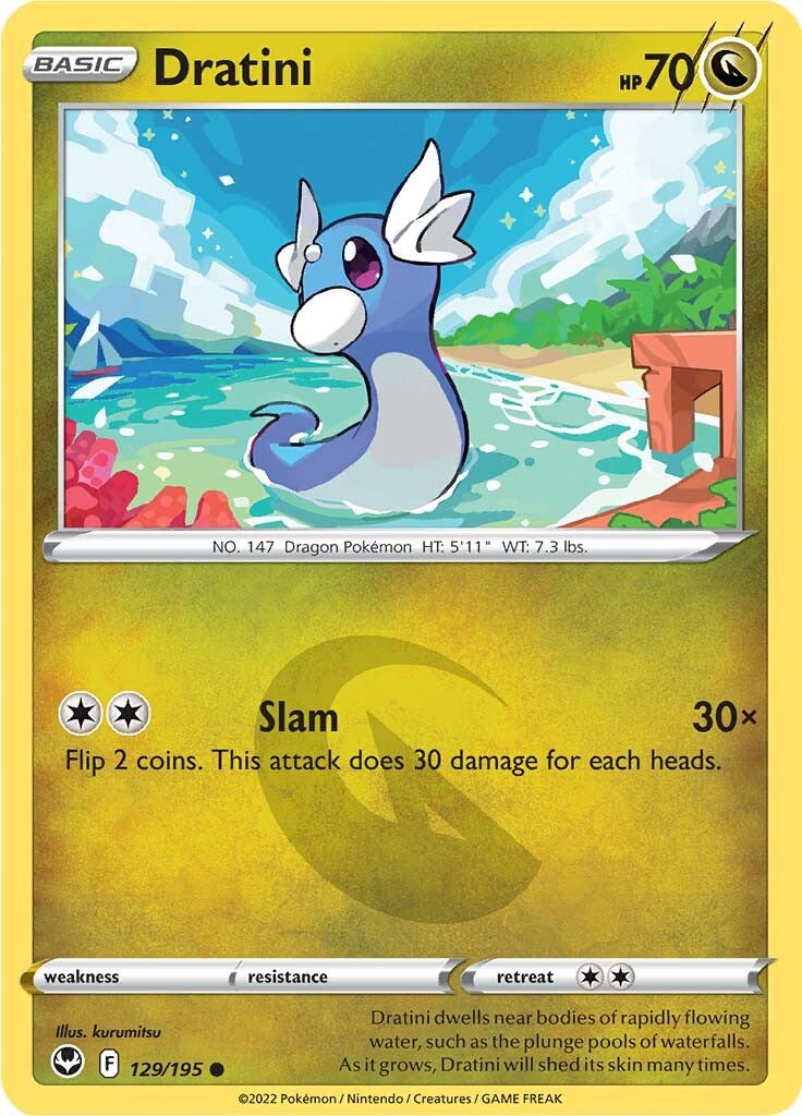 Dratini (129/195) [Sword & Shield: Silver Tempest] | Card Citadel