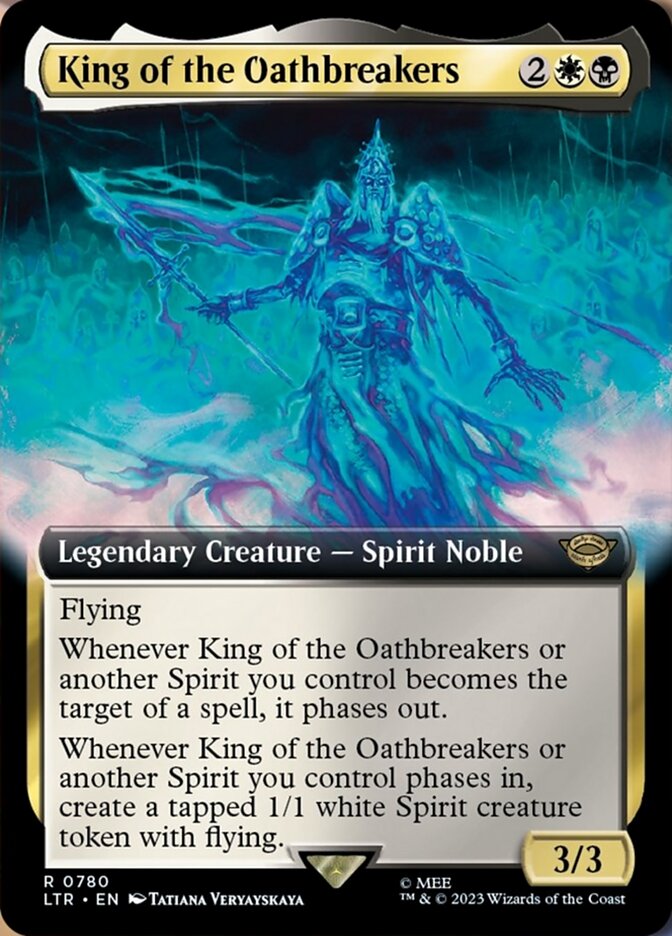 King of the Oathbreakers (Extended Art) (Surge Foil) [The Lord of the Rings: Tales of Middle-Earth] | Card Citadel