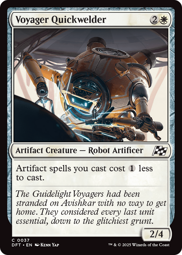 Voyager Quickwelder [Aetherdrift] | Card Citadel