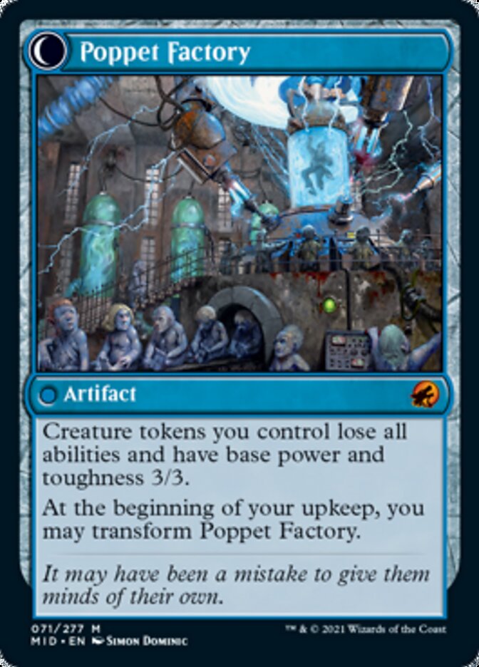 Poppet Stitcher // Poppet Factory [Innistrad: Midnight Hunt] | Card Citadel