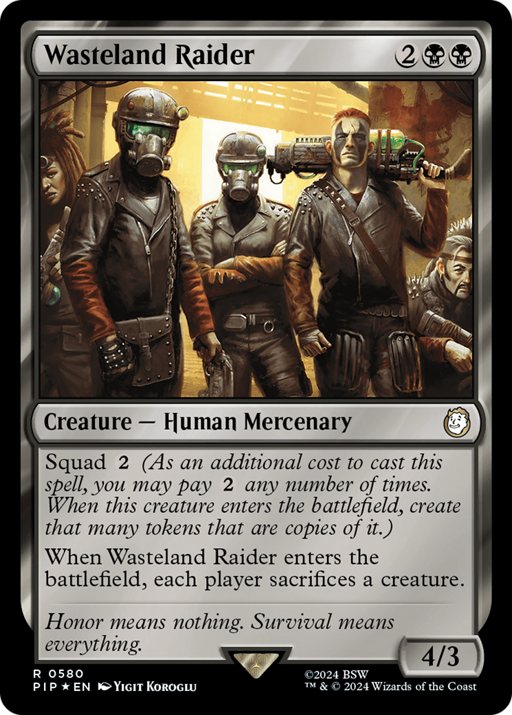 Wasteland Raider (Surge Foil) [Fallout] | Card Citadel