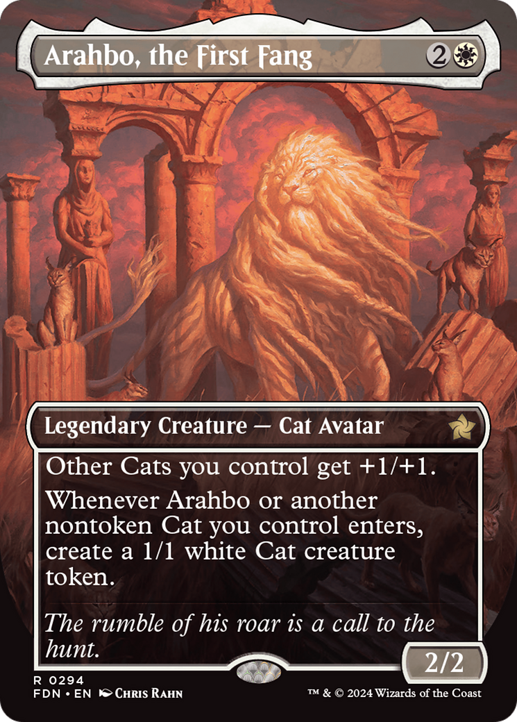 Arahbo, the First Fang (Borderless) [Foundations] | Card Citadel