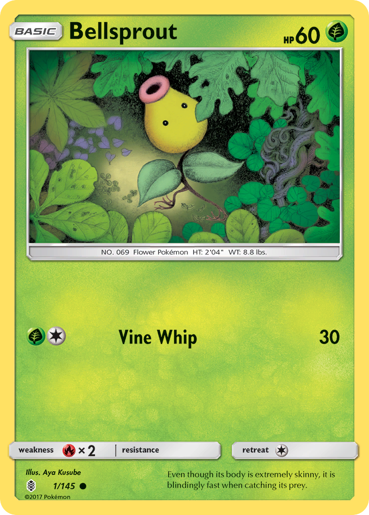 Bellsprout (1/145) [Sun & Moon: Guardians Rising] | Card Citadel