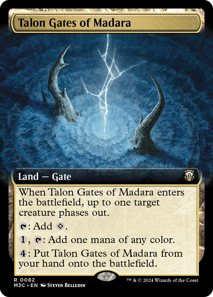 Talon Gates of Madara (Extended Art) (Ripple Foil) [Modern Horizons 3 Commander] | Card Citadel