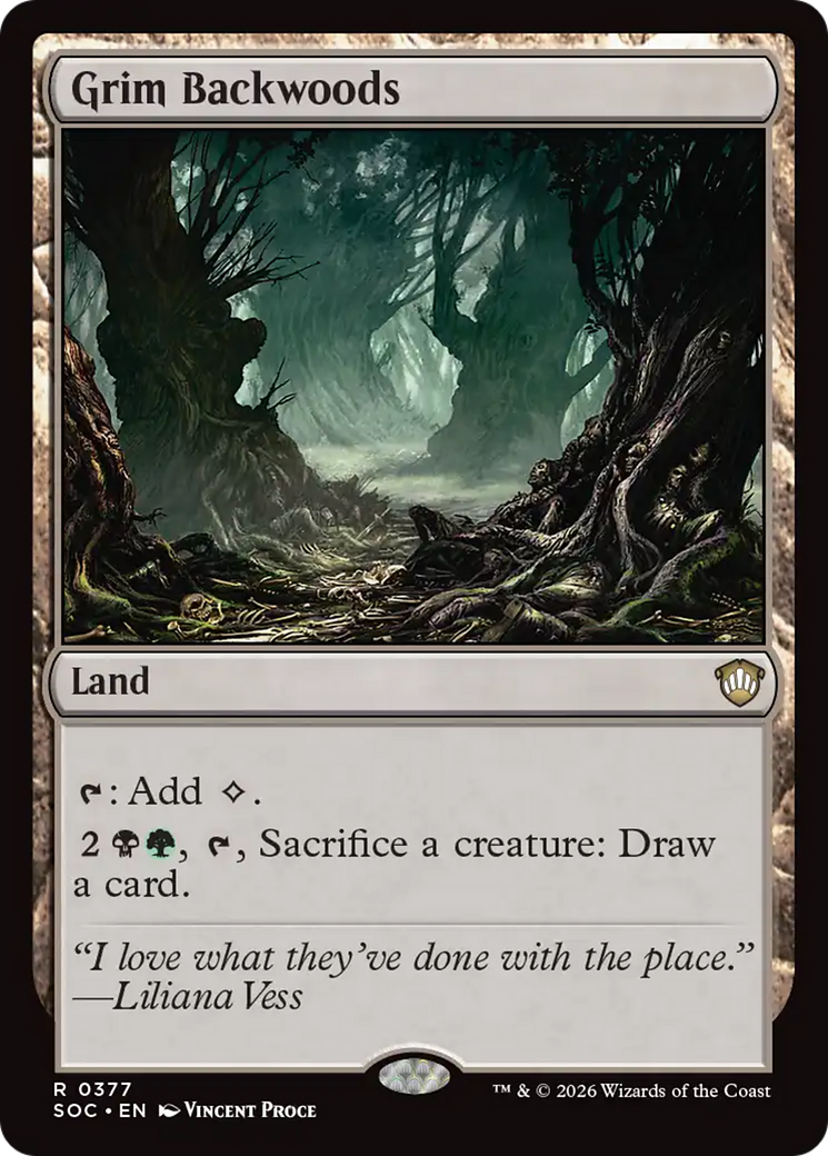 Grim Backwoods [Secrets of Strixhaven Commander] | Card Citadel