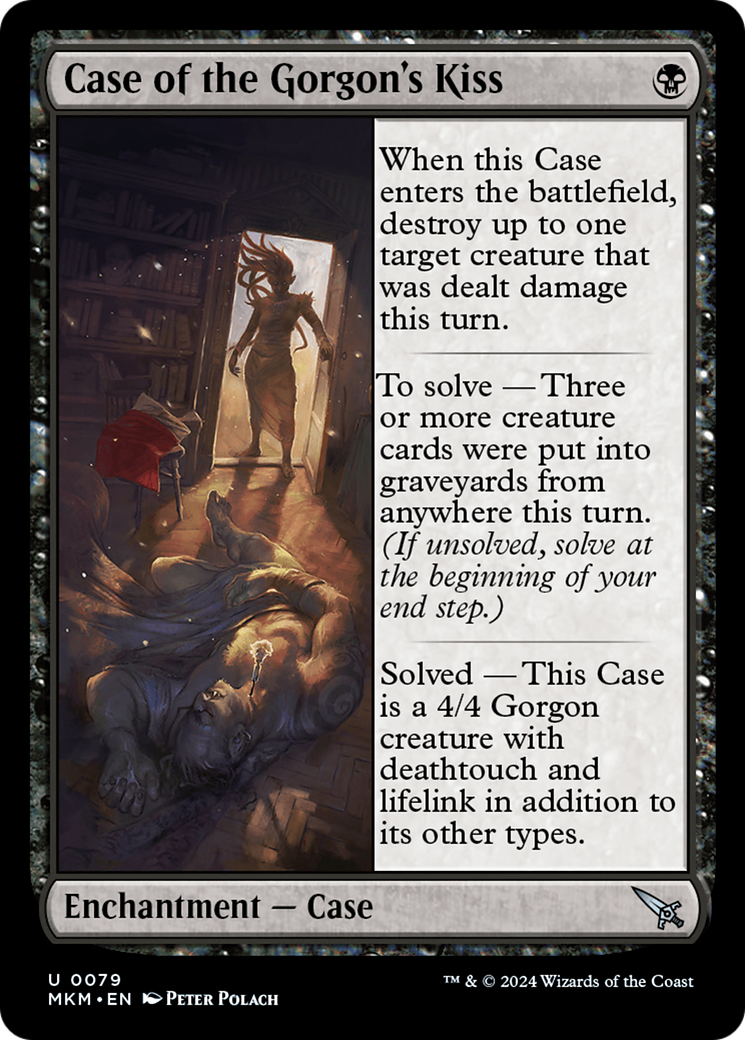 Case of the Gorgon's Kiss (Red) [Murders at Karlov Manor] | Card Citadel