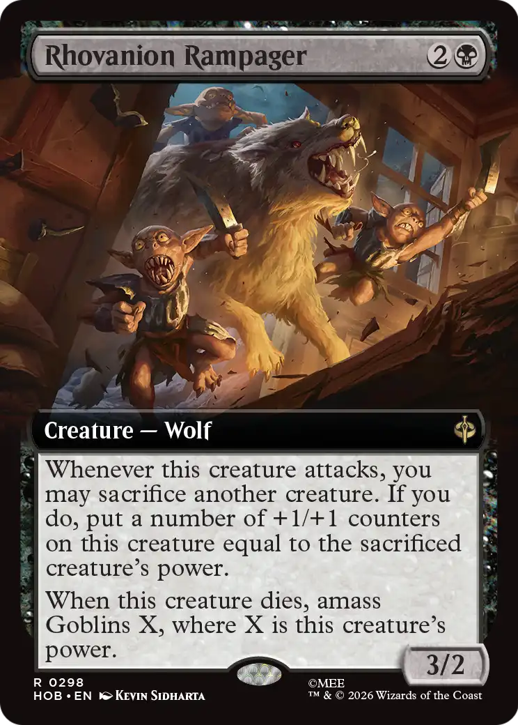 Rhovanion Rampager (Extended Art) [The Hobbit] | Card Citadel