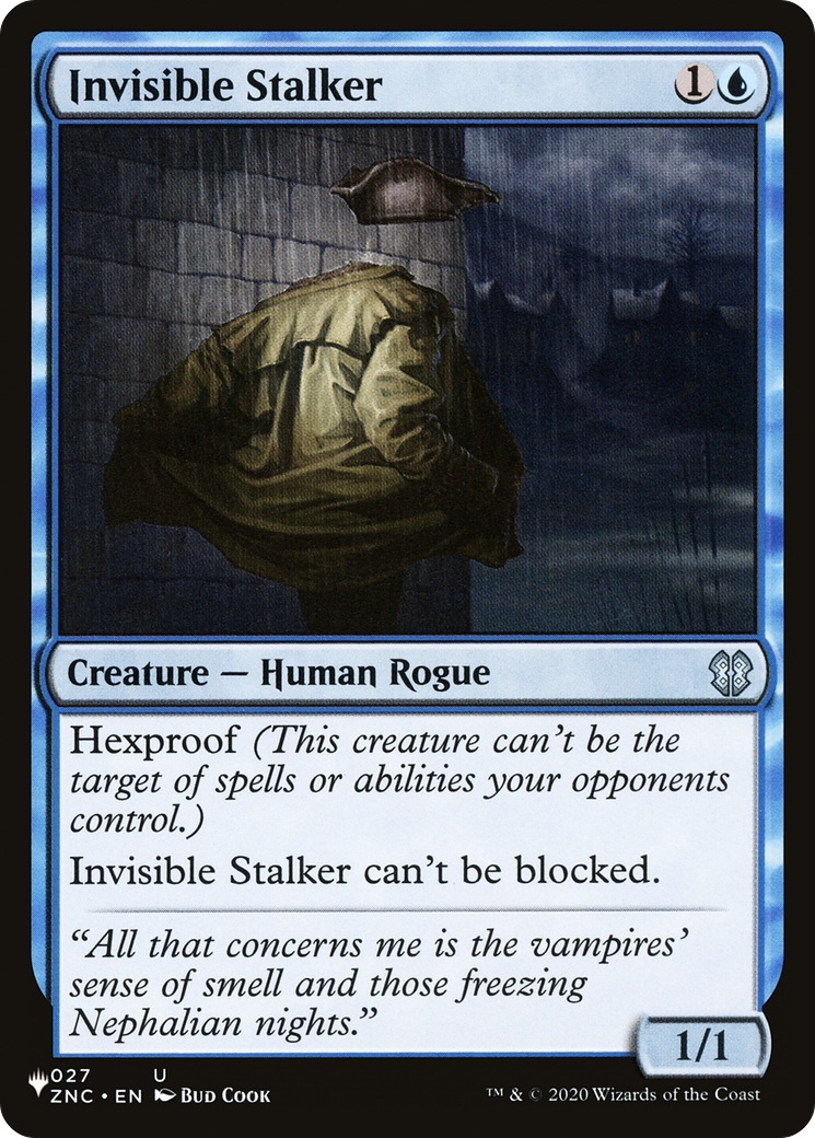 Invisible Stalker (ZNC) [The List Reprints] | Card Citadel