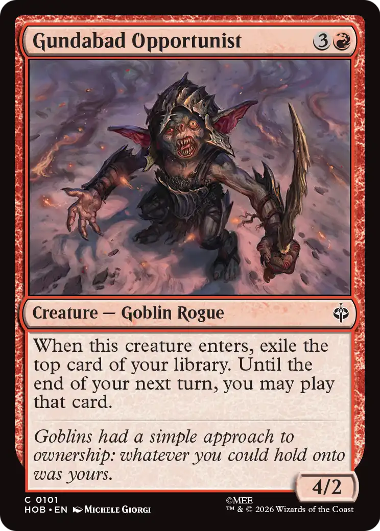 Gundabad Opportunist [The Hobbit] | Card Citadel