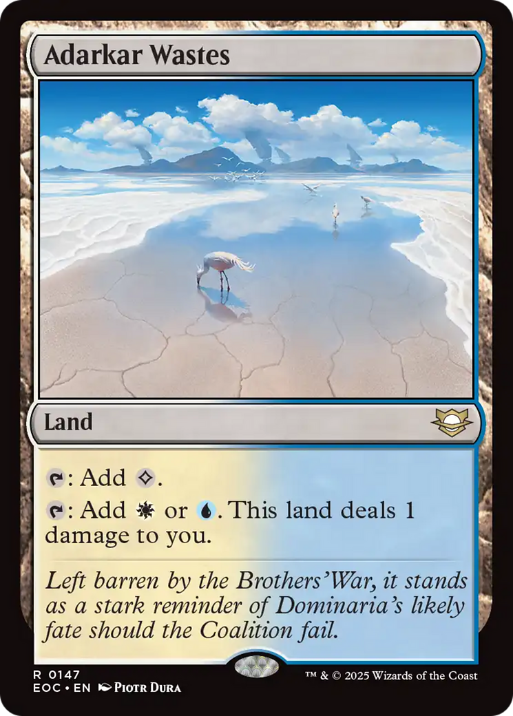 Adarkar Wastes [Edge of Eternities Commander] | Card Citadel