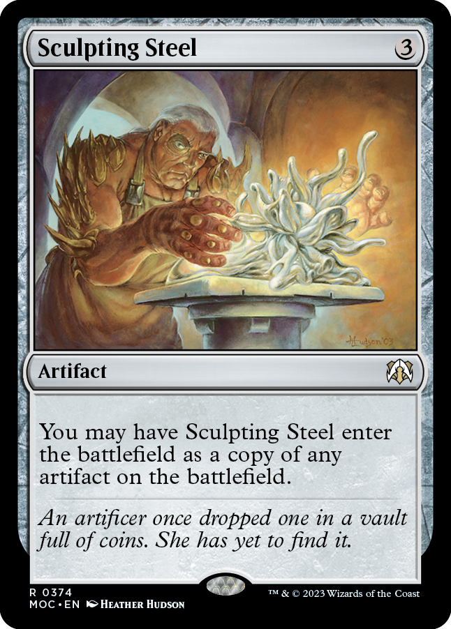 Sculpting Steel [March of the Machine Commander] | Card Citadel