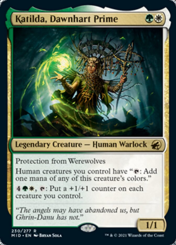 Katilda, Dawnhart Prime [Innistrad: Midnight Hunt] | Card Citadel