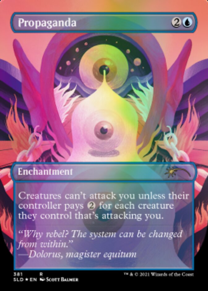Propaganda // Propaganda (Borderless) [Secret Lair Drop Series] | Card Citadel