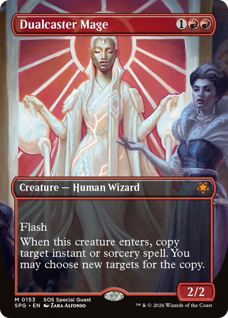 Dualcaster Mage (Borderless) [Secrets of Strixhaven Special Guests] | Card Citadel