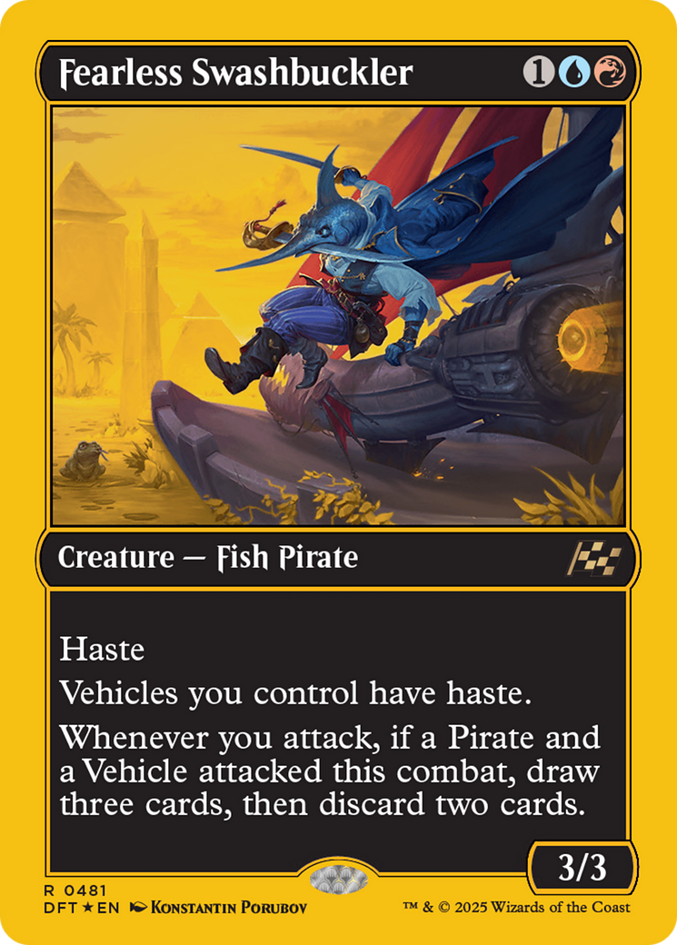 Fearless Swashbuckler (First-Place Foil) [Aetherdrift] | Card Citadel