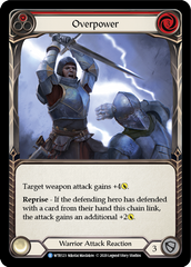 Overpower (Red) [U-WTR123] (Welcome to Rathe Unlimited)  Unlimited Rainbow Foil | Card Citadel