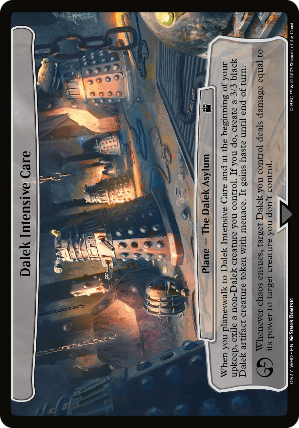 Dalek Intensive Care [Doctor Who] | Card Citadel