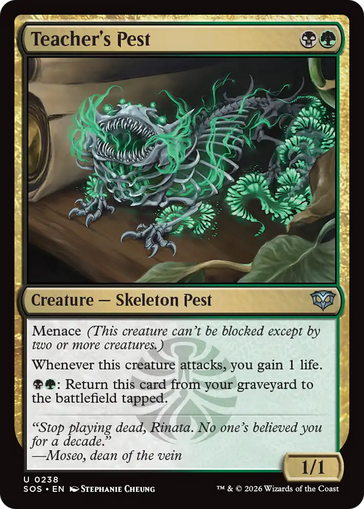 Teacher's Pest [Secrets of Strixhaven] | Card Citadel