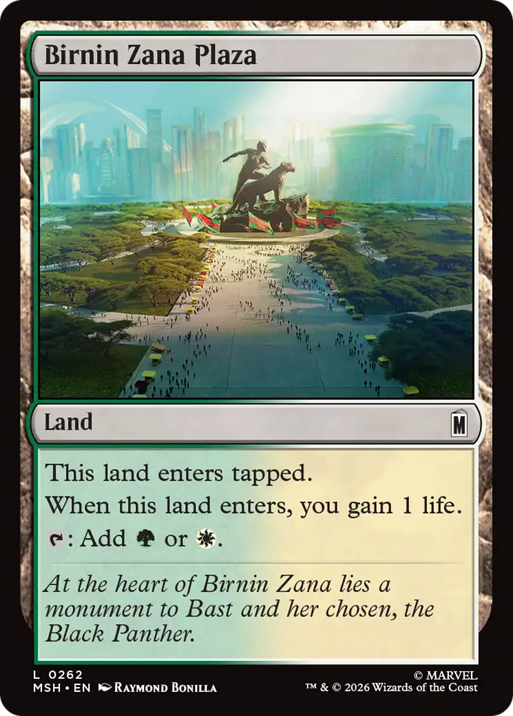Birnin Zana Plaza [Marvel Super Heroes] | Card Citadel