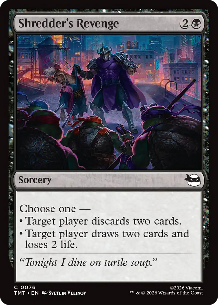 Shredder's Revenge [Teenage Mutant Ninja Turtles] | Card Citadel