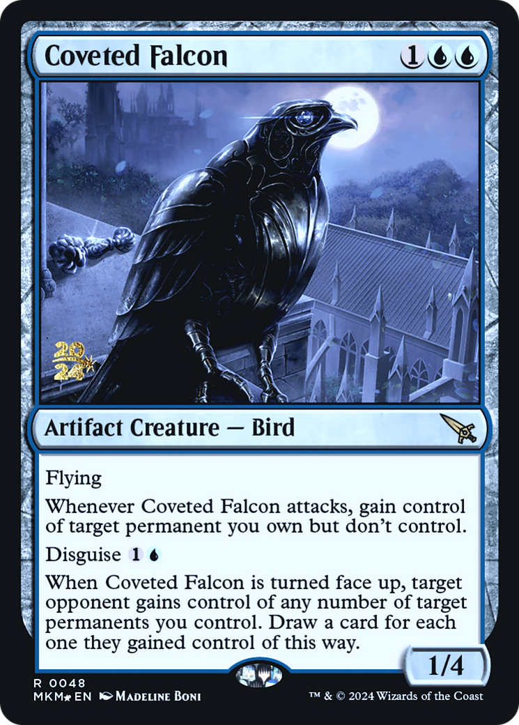 Coveted Falcon [Murders at Karlov Manor Prerelease Promos] | Card Citadel