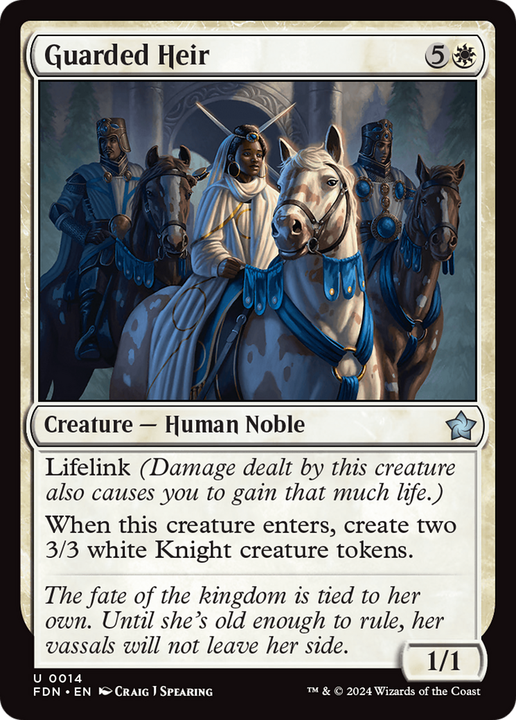 Guarded Heir [Foundations] | Card Citadel