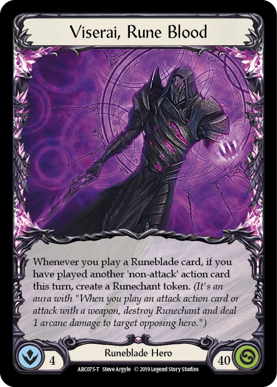 Viserai // Viserai, Rune Blood [ARC076-T // ARC075-T] (Arcane Rising)  1st Edition Normal | Card Citadel