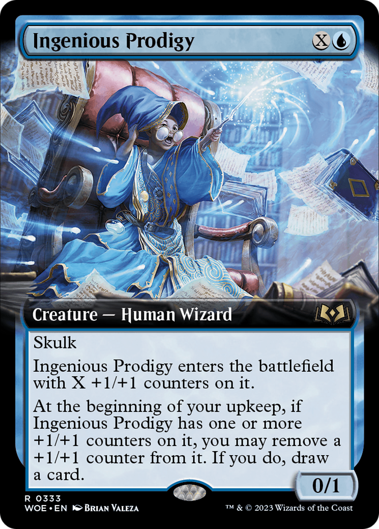 Ingenious Prodigy (Extended Art) [Wilds of Eldraine] | Card Citadel