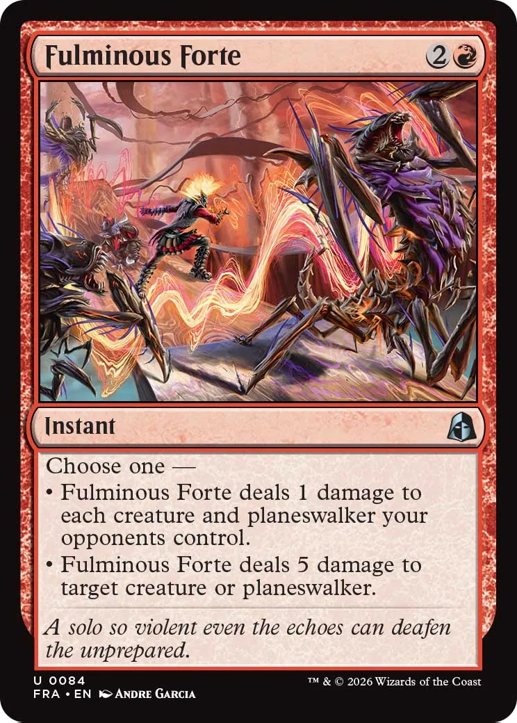 Fulminous Forte [Reality Fracture] | Card Citadel