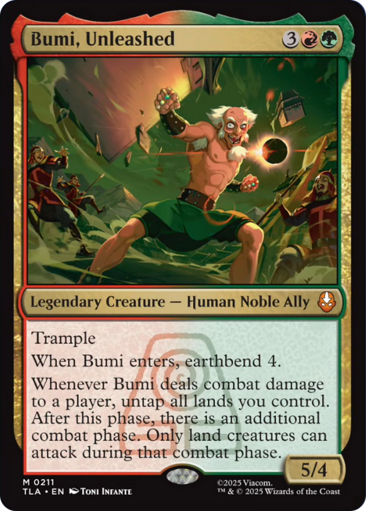 Bumi, Unleashed [Avatar: The Last Airbender] | Card Citadel