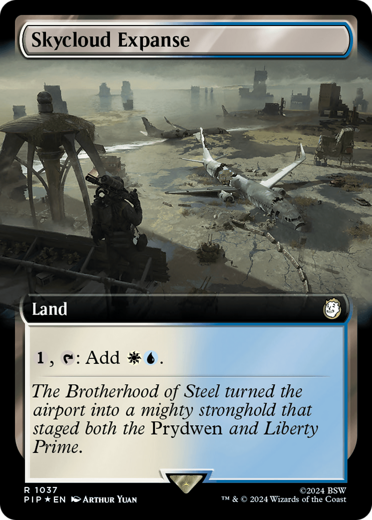 Skycloud Expanse (Extended Art) (Surge Foil) [Fallout] | Card Citadel
