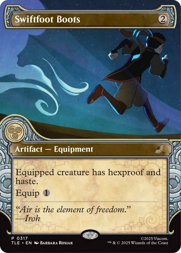 Swiftfoot Boots (Showcase) [Avatar: The Last Airbender: Eternal-Legal] | Card Citadel