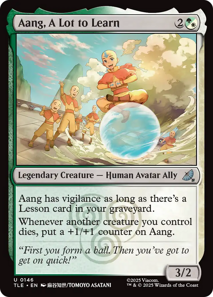 Aang, A Lot to Learn [Avatar: The Last Airbender: Eternal-Legal] | Card Citadel